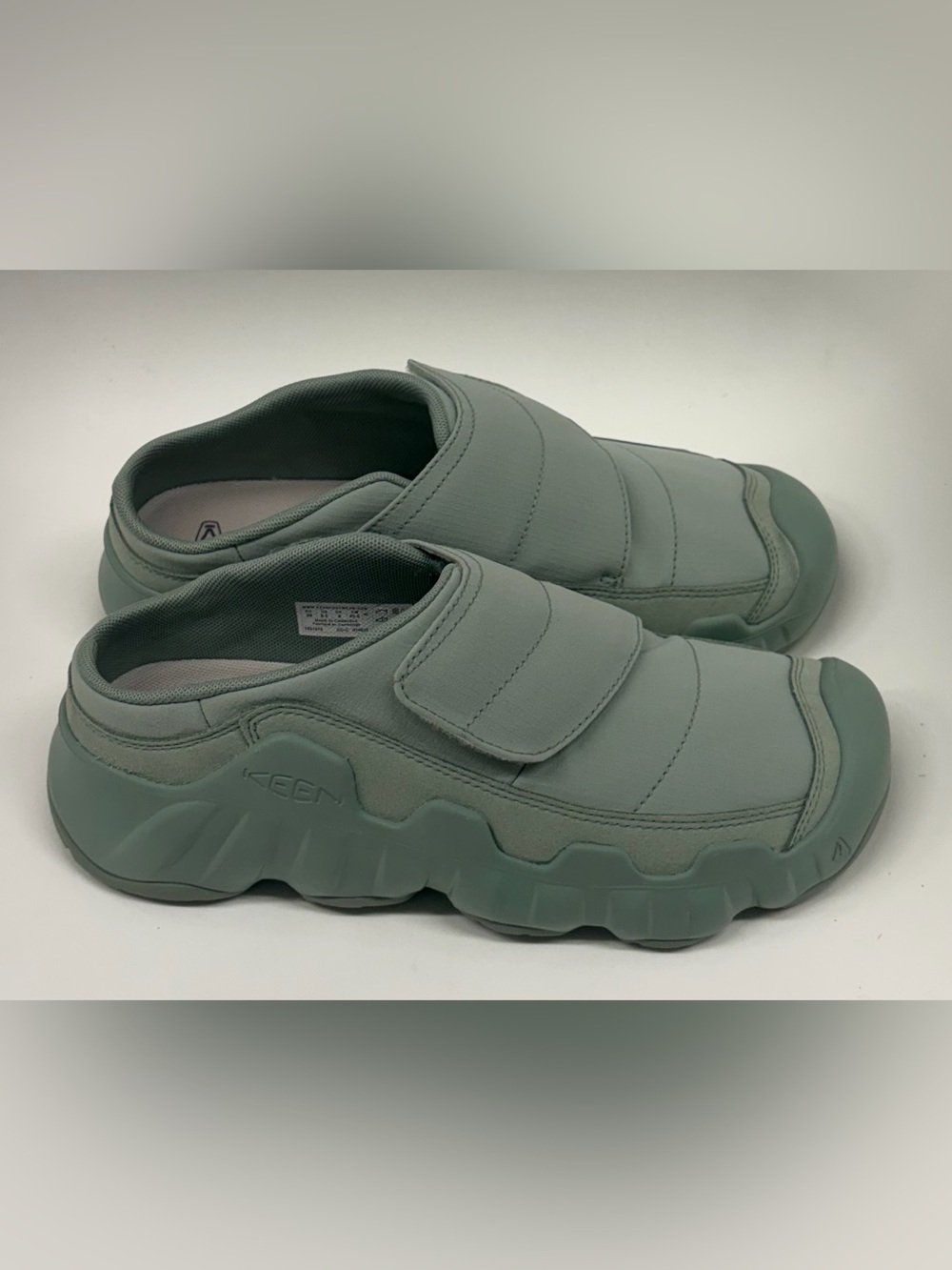 KEEN Hypowser Wrap Women 8.5 Green NEW Quilted Slip On Sneakers Shoes